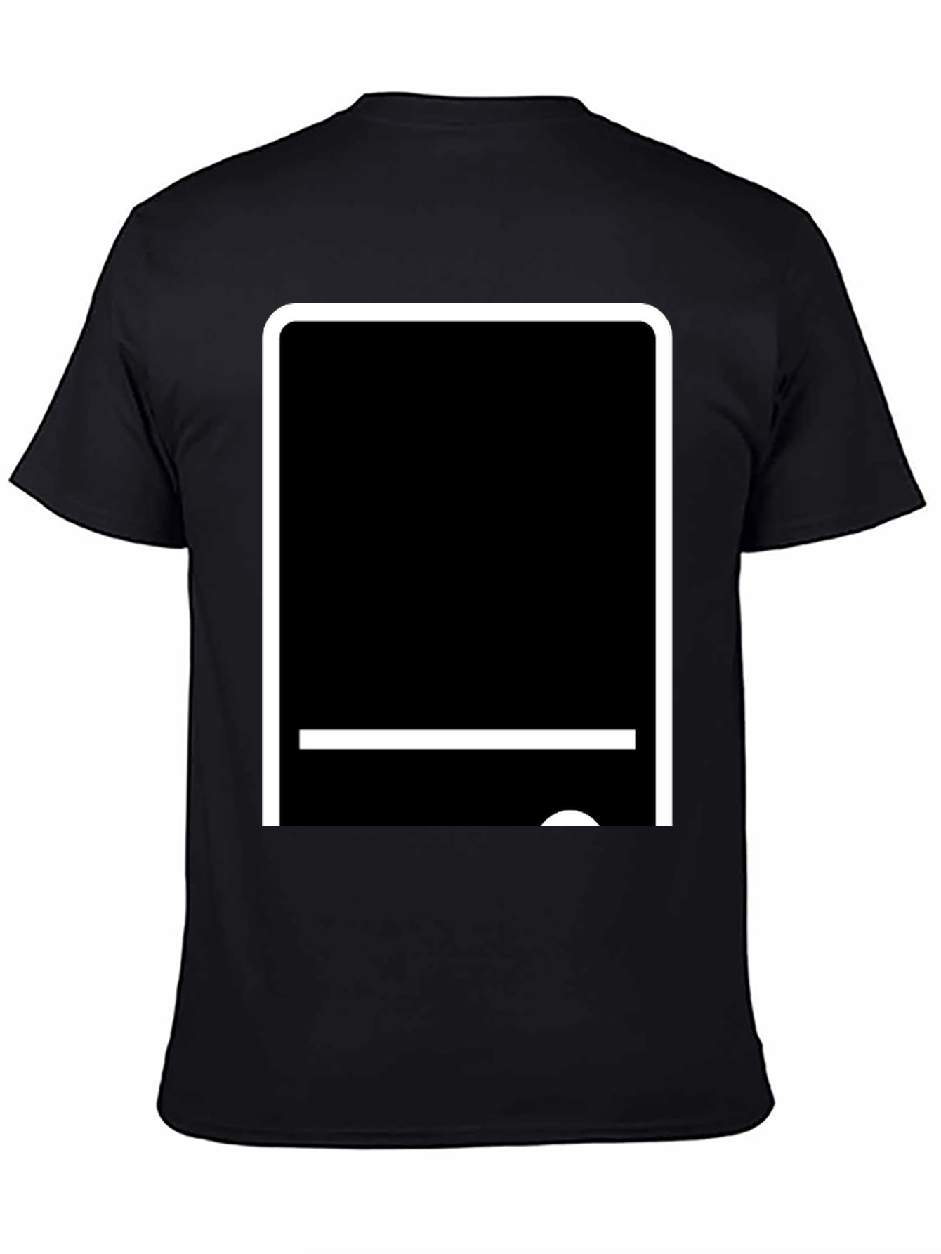 Modern Tech Tablet Graphic T-Shirt - Black