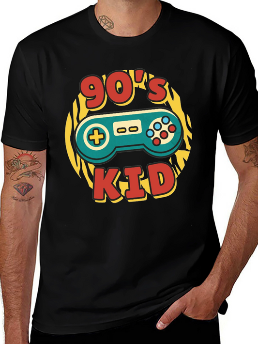 90s Kid T-Shirt - Retro Gamer Style