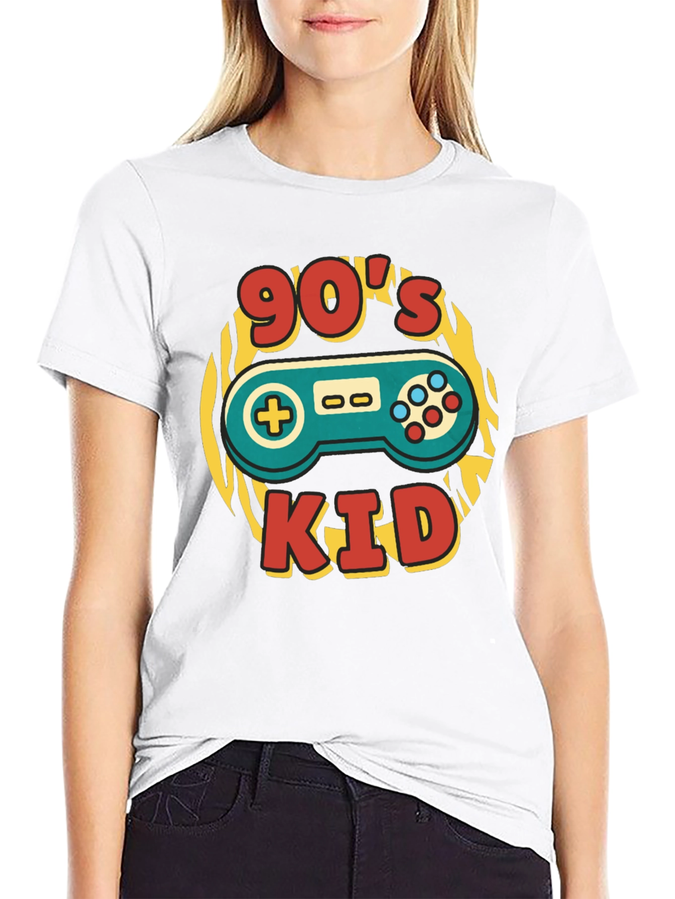 90s Kid T-Shirt - Retro Gamer Style