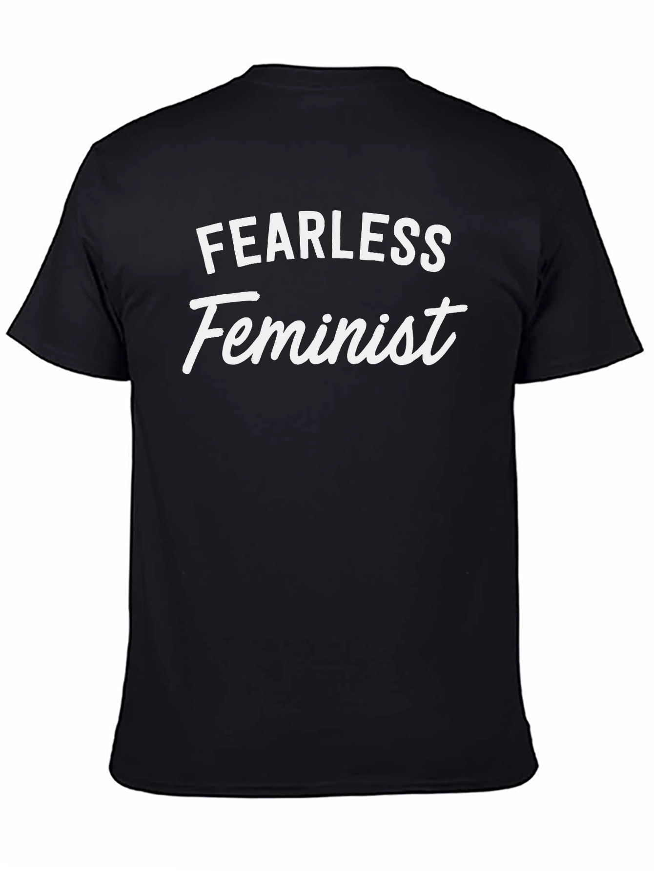 Fearless Feminist Black Graphic Tee