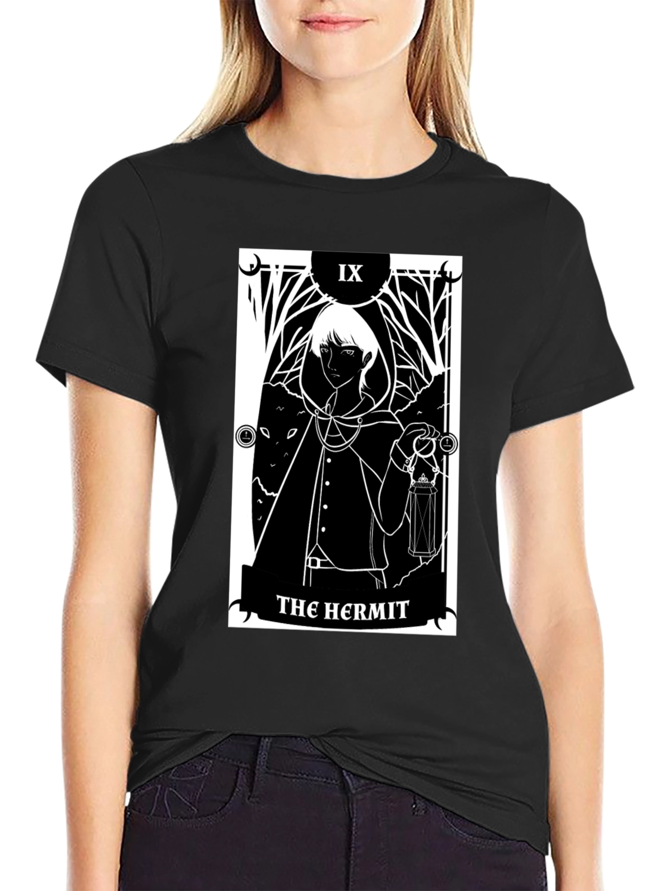 The Hermit Tarot Card T-Shirt