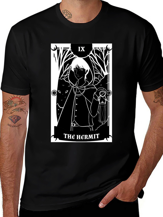 The Hermit Tarot Card T-Shirt