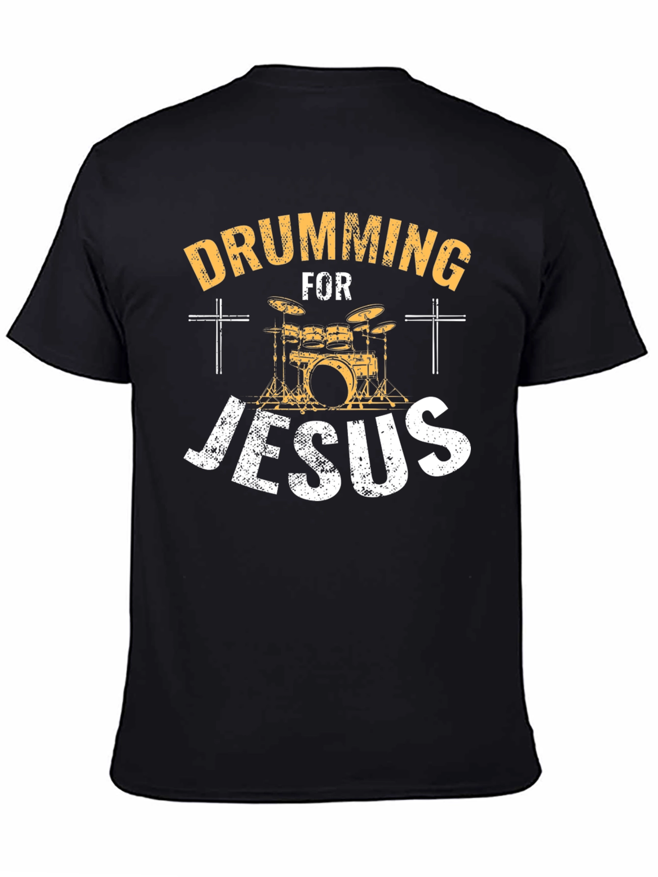 Drumming for Jesus T-Shirt - Christian Drummer Tee