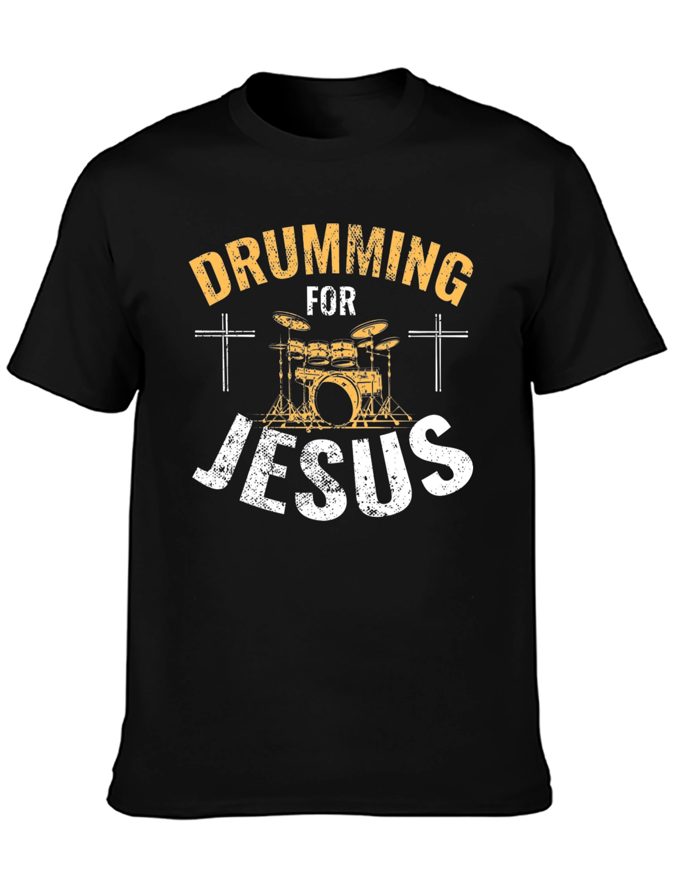 Drumming for Jesus T-Shirt - Christian Drummer Tee