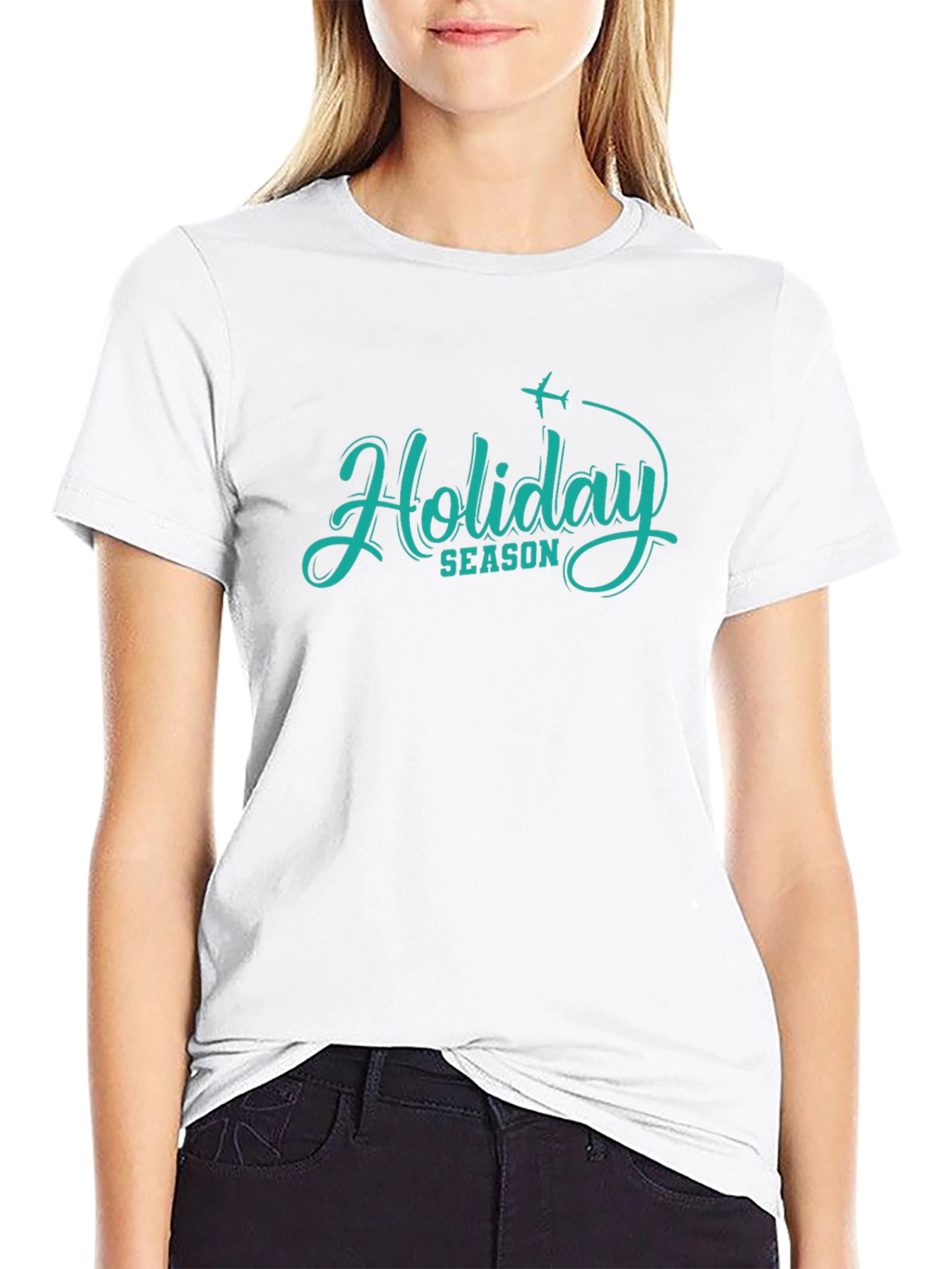Holiday Season Graphic T-Shirt Black