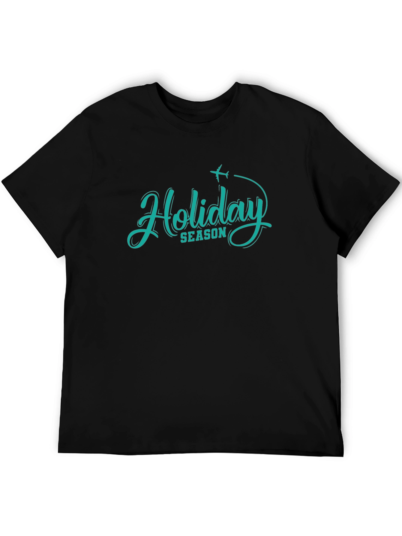 Holiday Season Graphic T-Shirt Black