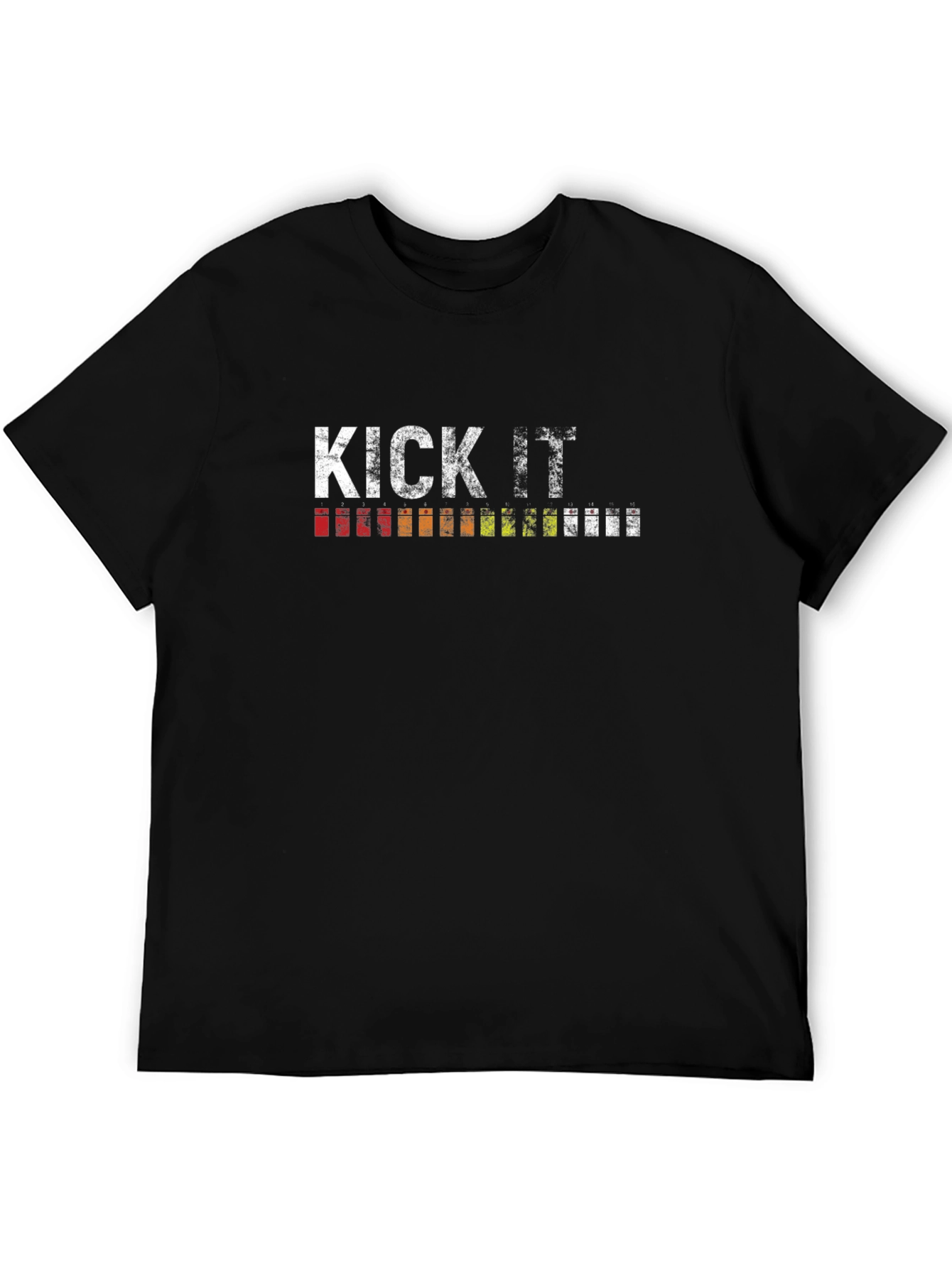 Kick It Graphic T-Shirt - Black