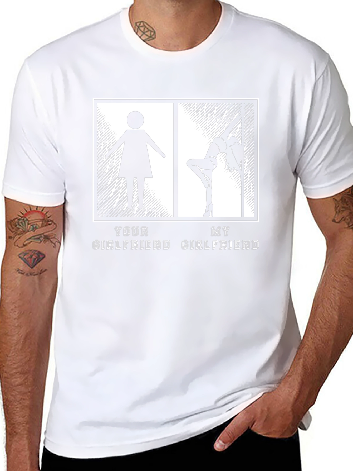 Funny Girlfriend T-Shirt - Novelty Graphic Tee
