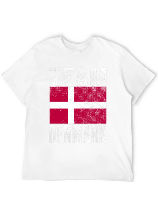 Team Denmark Flag Graphic T-Shirt
