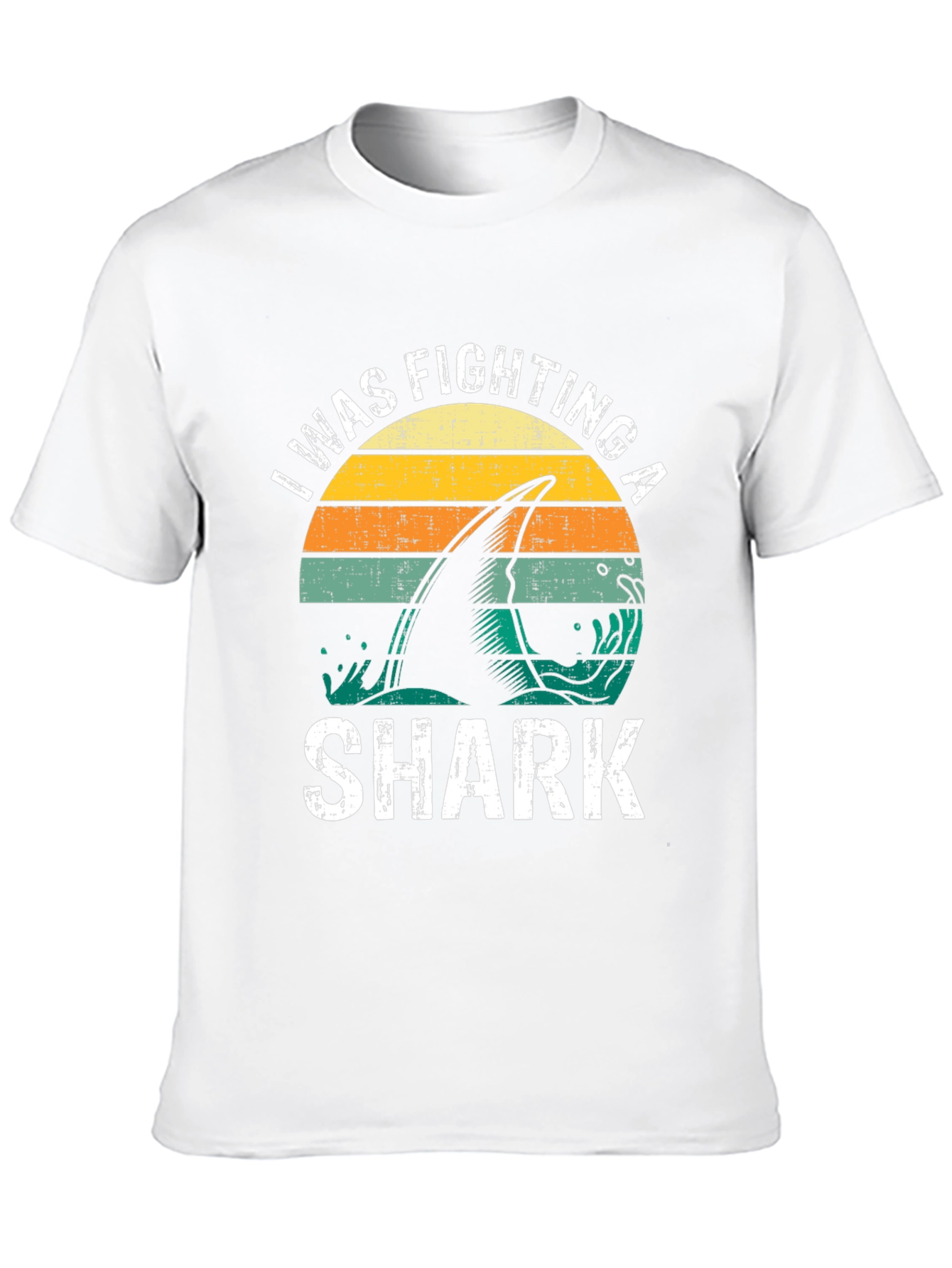 I Was Fighting A Shark Graphic Tee