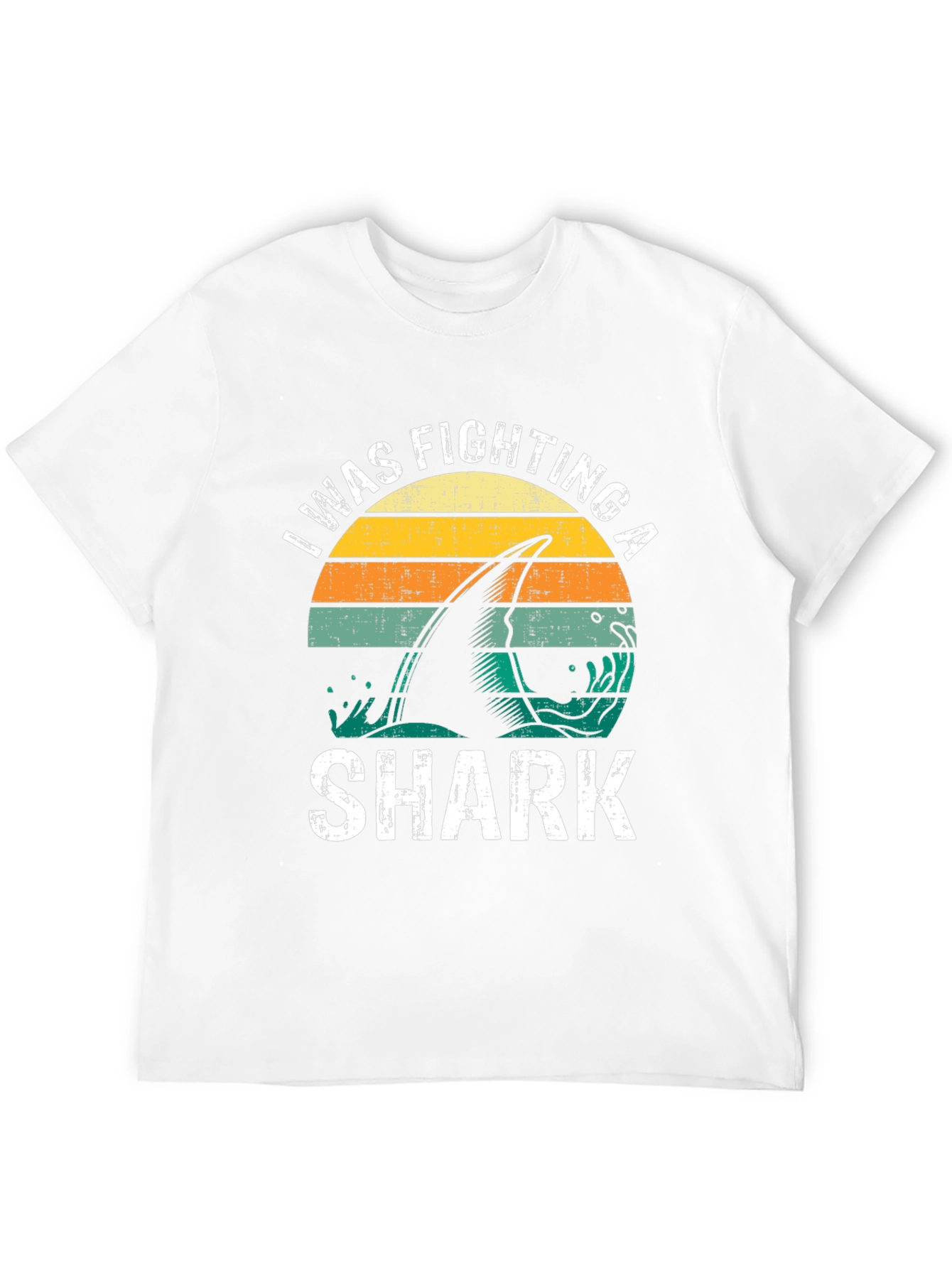 I Was Fighting A Shark Graphic Tee