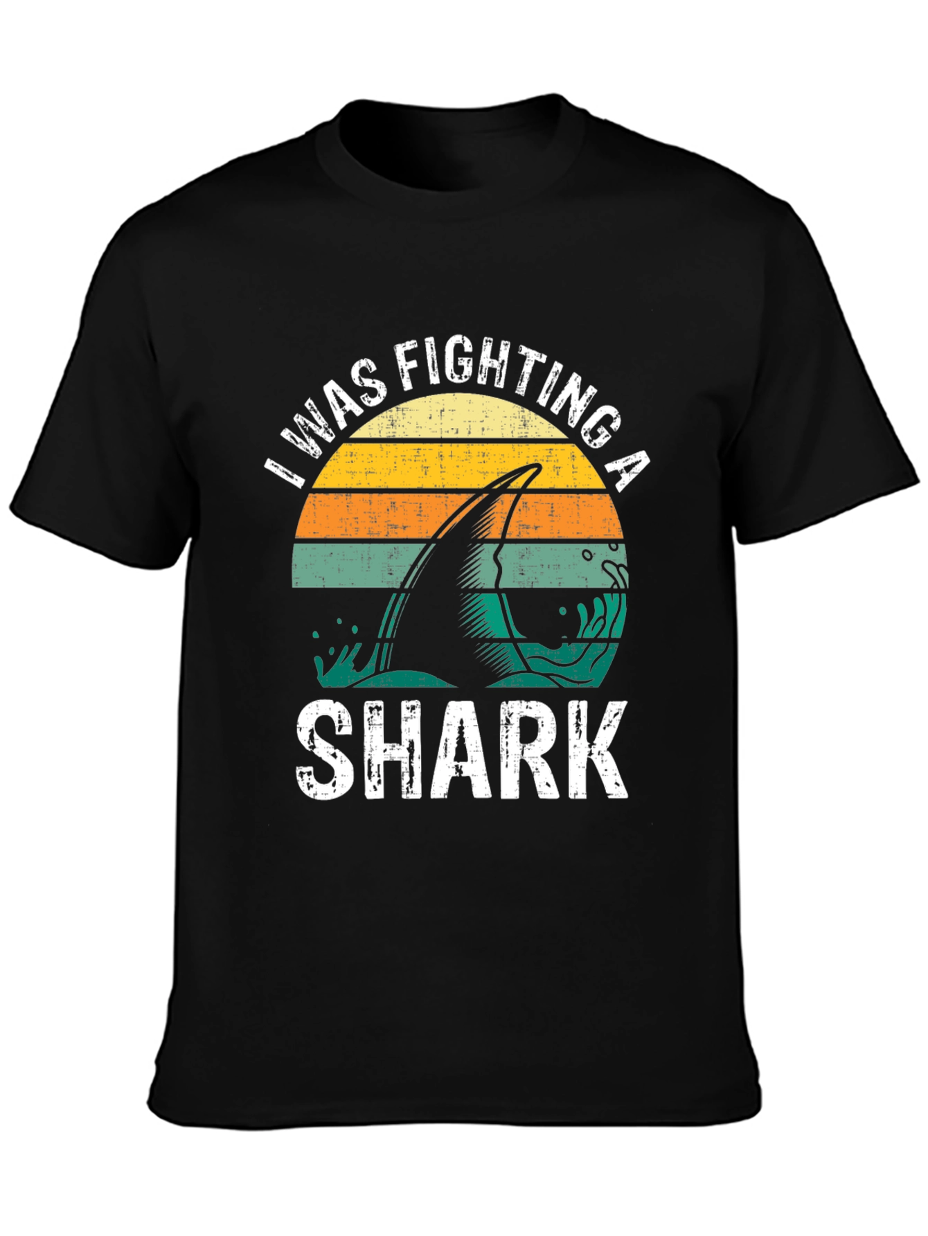 I Was Fighting A Shark Graphic Tee