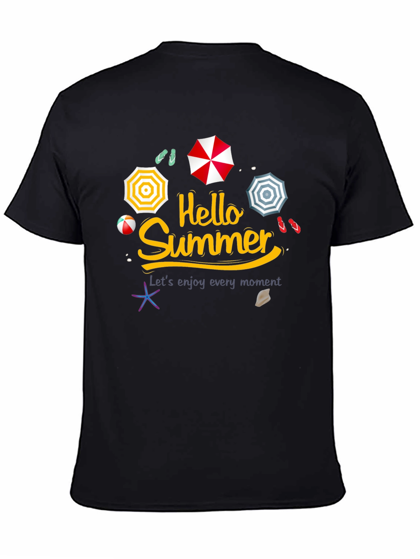 Hello Summer Graphic Tee - Beach Vibes
