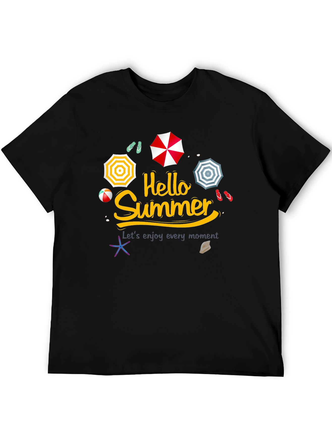 Hello Summer Graphic Tee - Beach Vibes