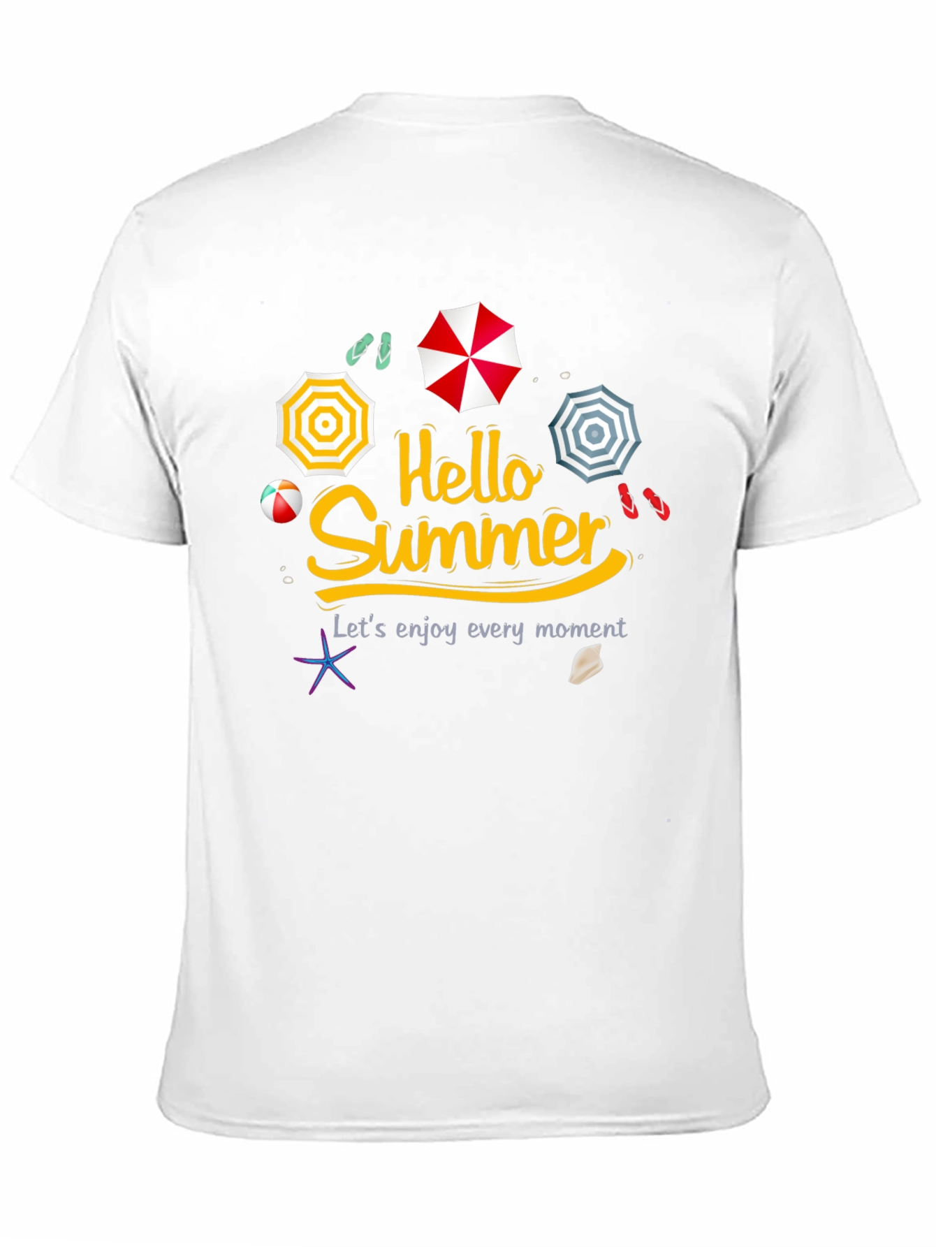 Hello Summer Graphic Tee - Beach Vibes