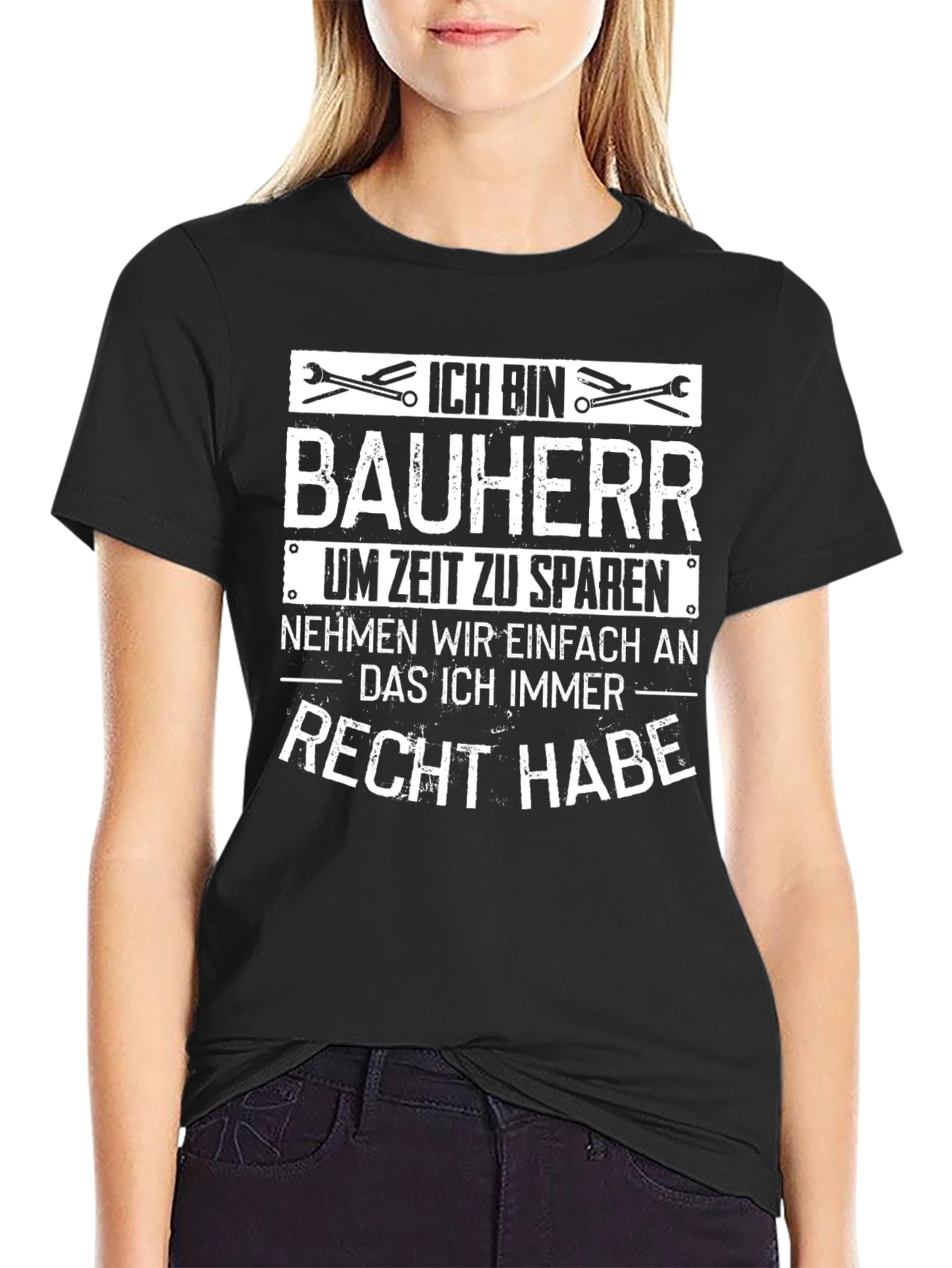 Ich Bin Bauherr T-Shirt - Funny Builder Gift