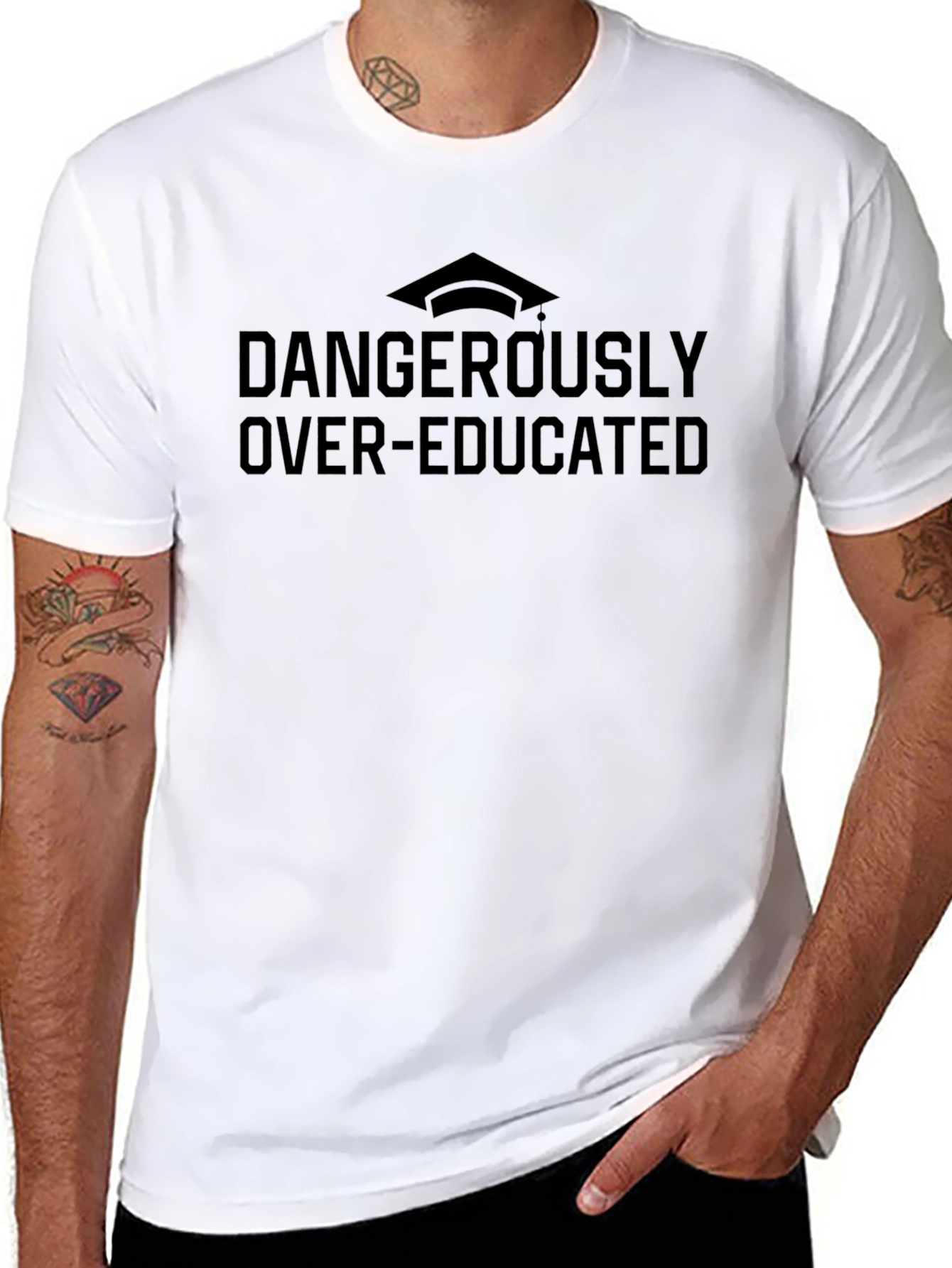Dangerously Over-Educated T-Shirt