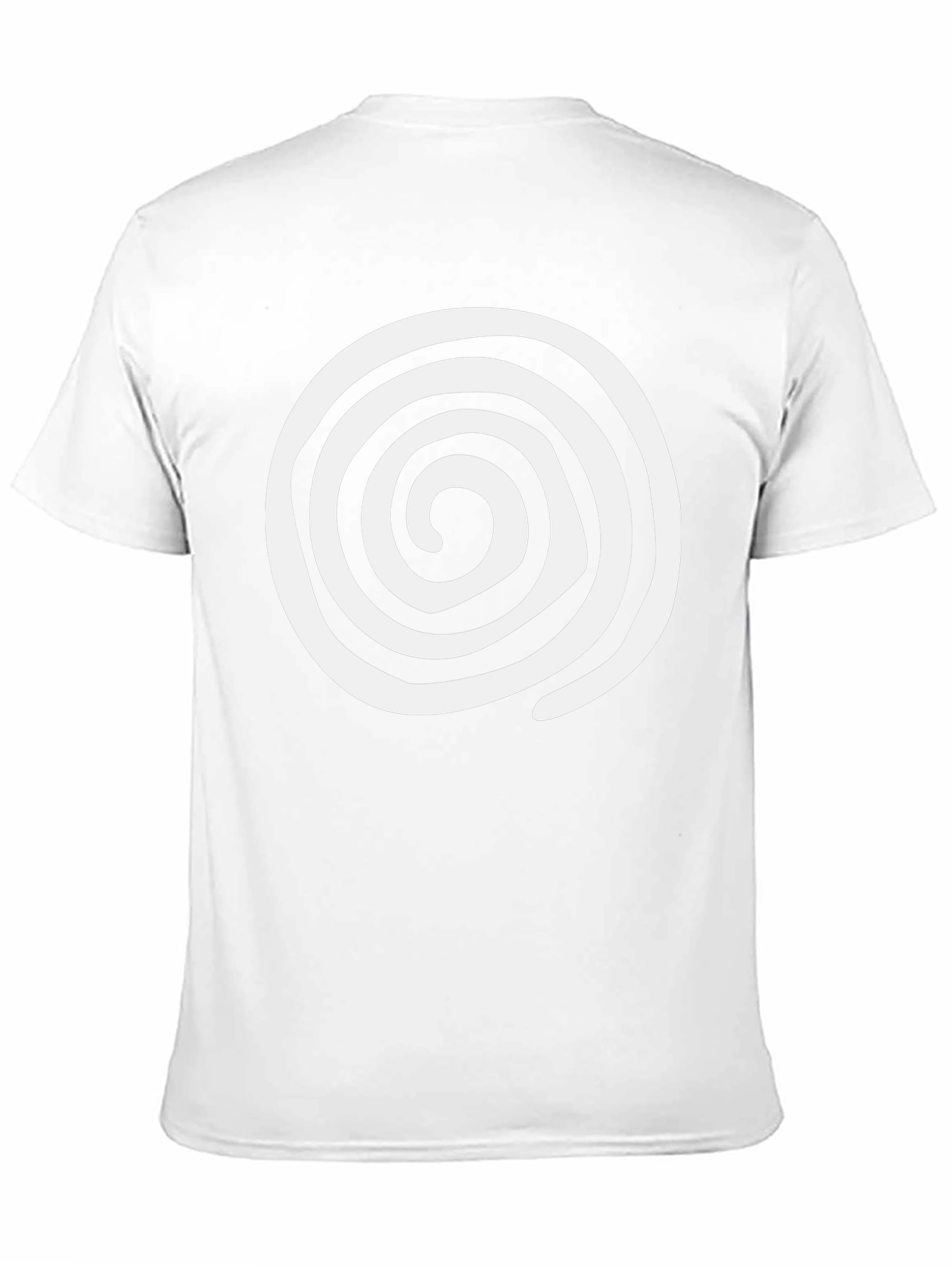 Spiral Graphic Black T-Shirt - Casual Cotton Tee