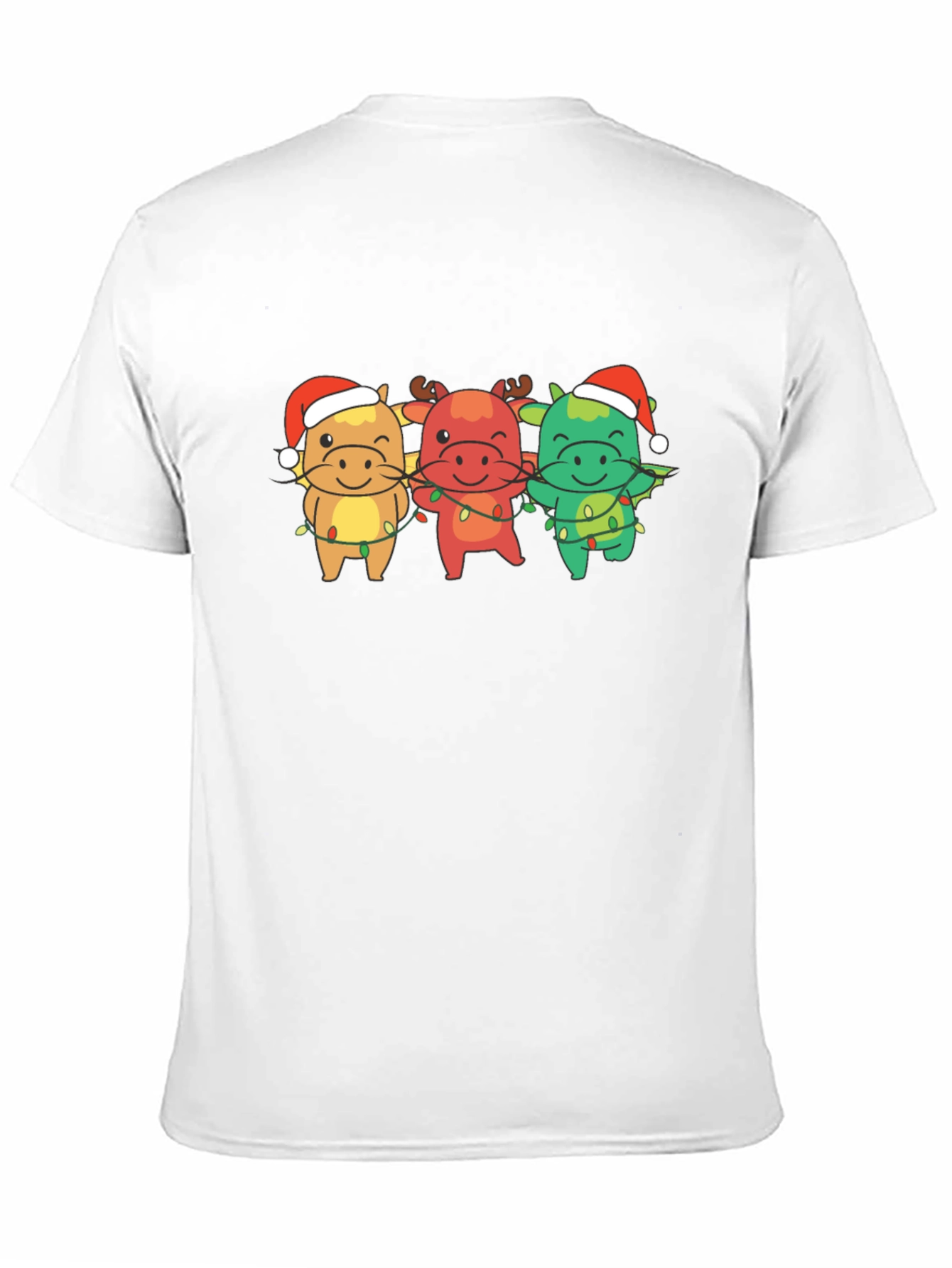 Festive Christmas Cows Graphic Tee