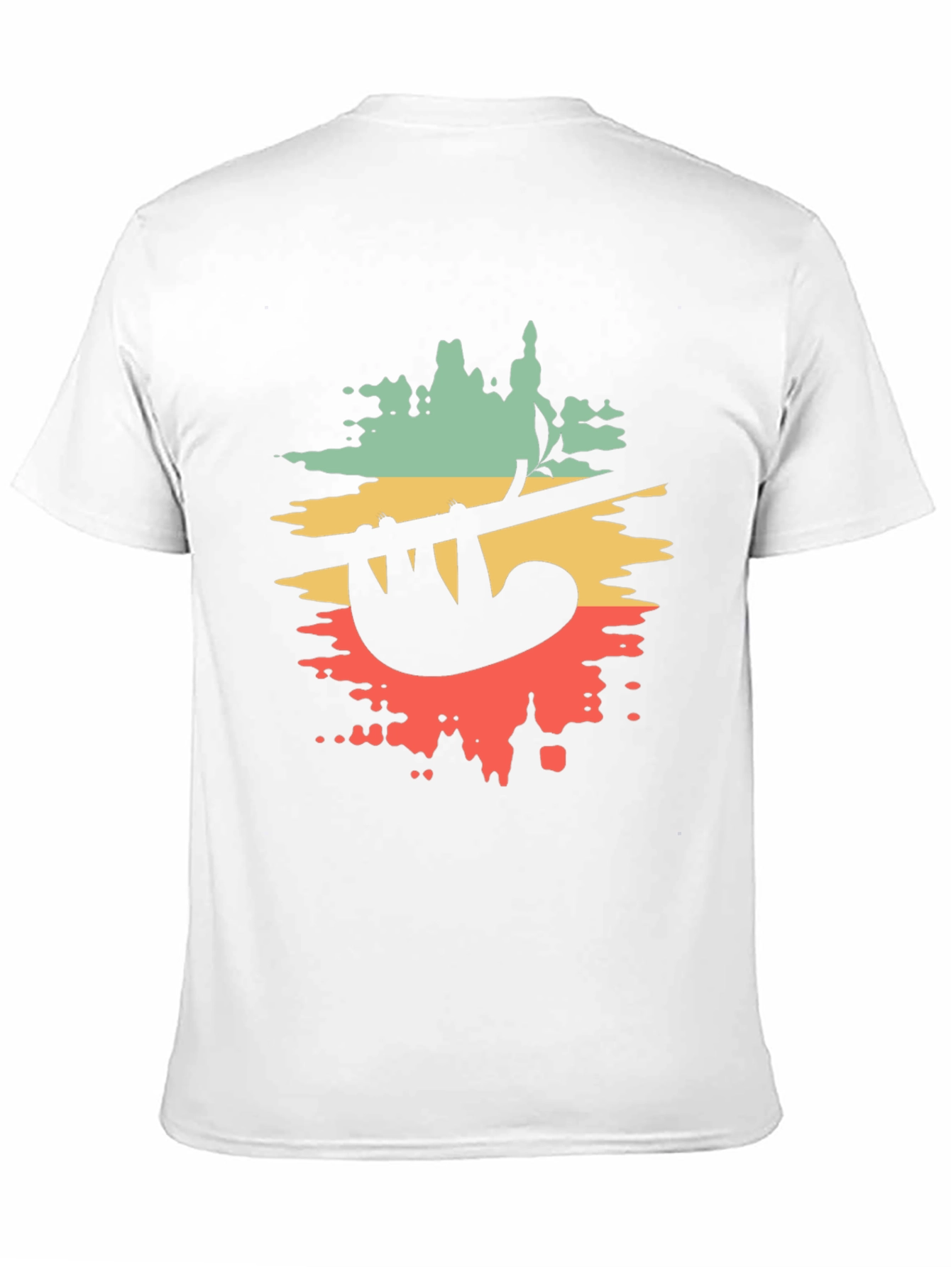 Retro Sloth Graphic Tee - Cool Relaxed Style