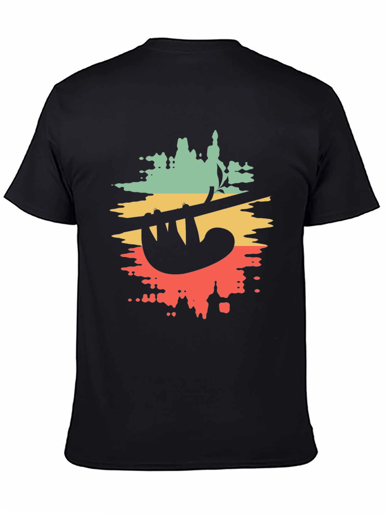 Retro Sloth Graphic Tee - Cool Relaxed Style