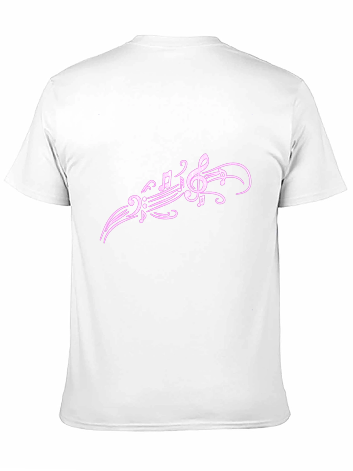 Musical Note Graphic Tee - Trendy Black T-Shirt