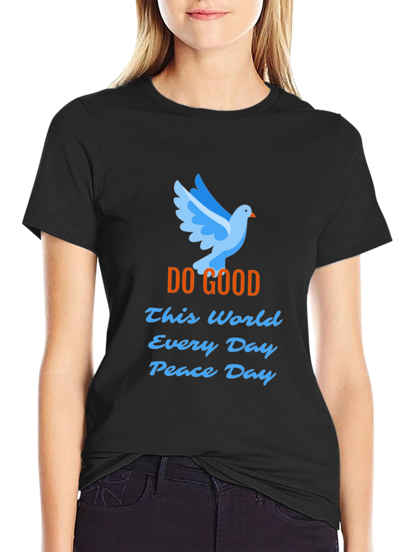 Peace Dove Graphic T-Shirt - Do Good Peace Day