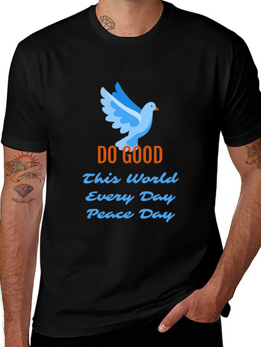 Peace Dove Graphic T-Shirt - Do Good Peace Day