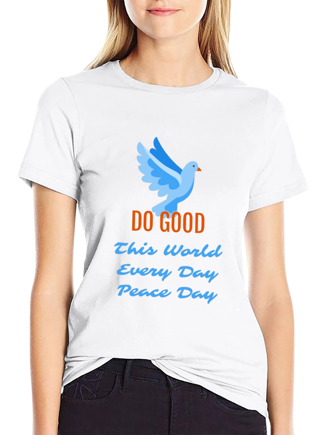 Peace Dove Graphic T-Shirt - Do Good Peace Day