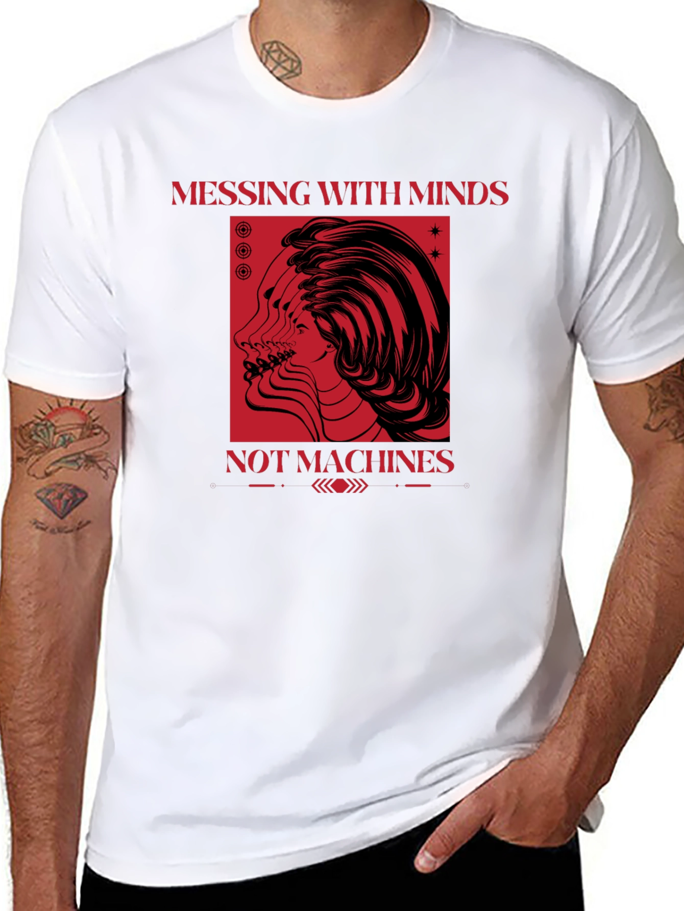 Messing with Minds T-Shirt - Unique Graphic Tee