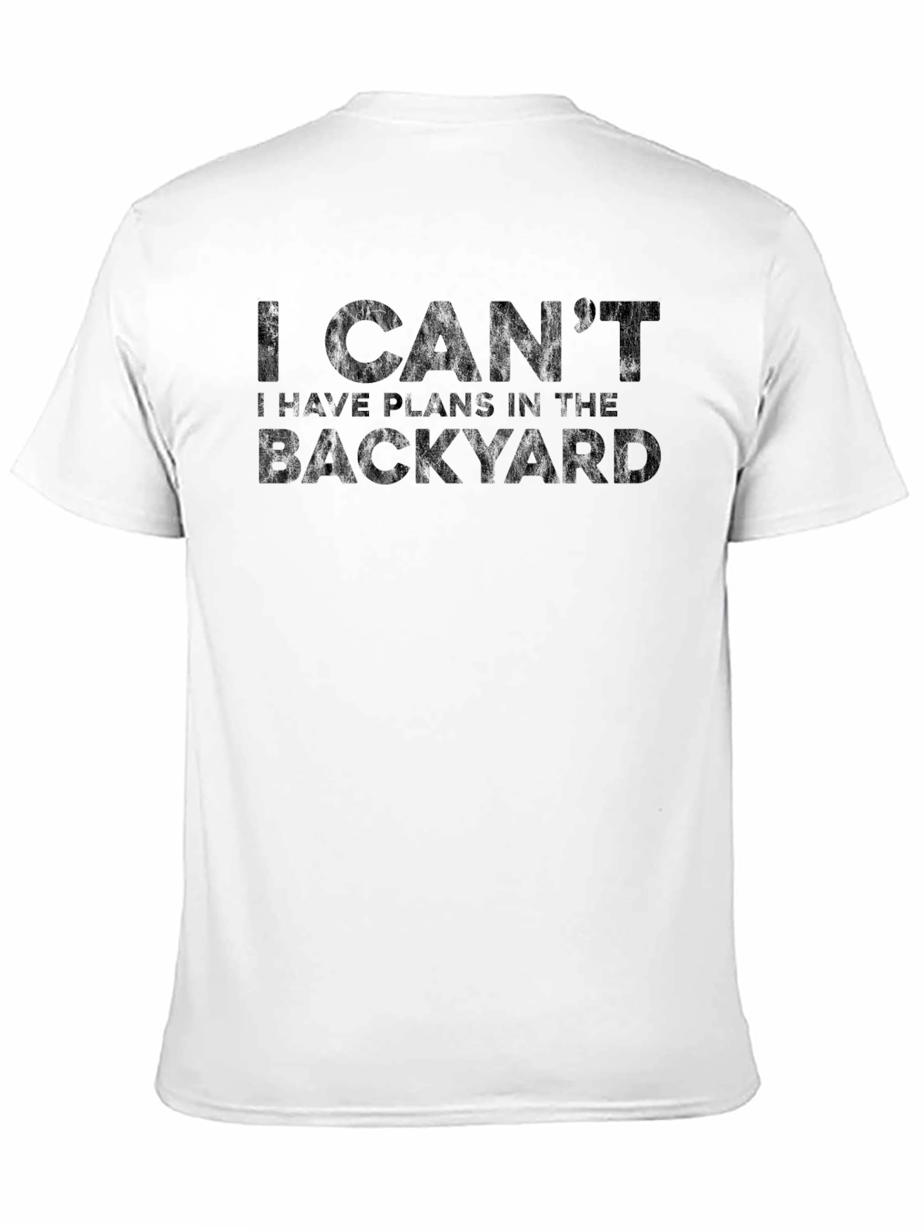 Backyard Plans Graphic Tee - Soft Cotton Comfort
