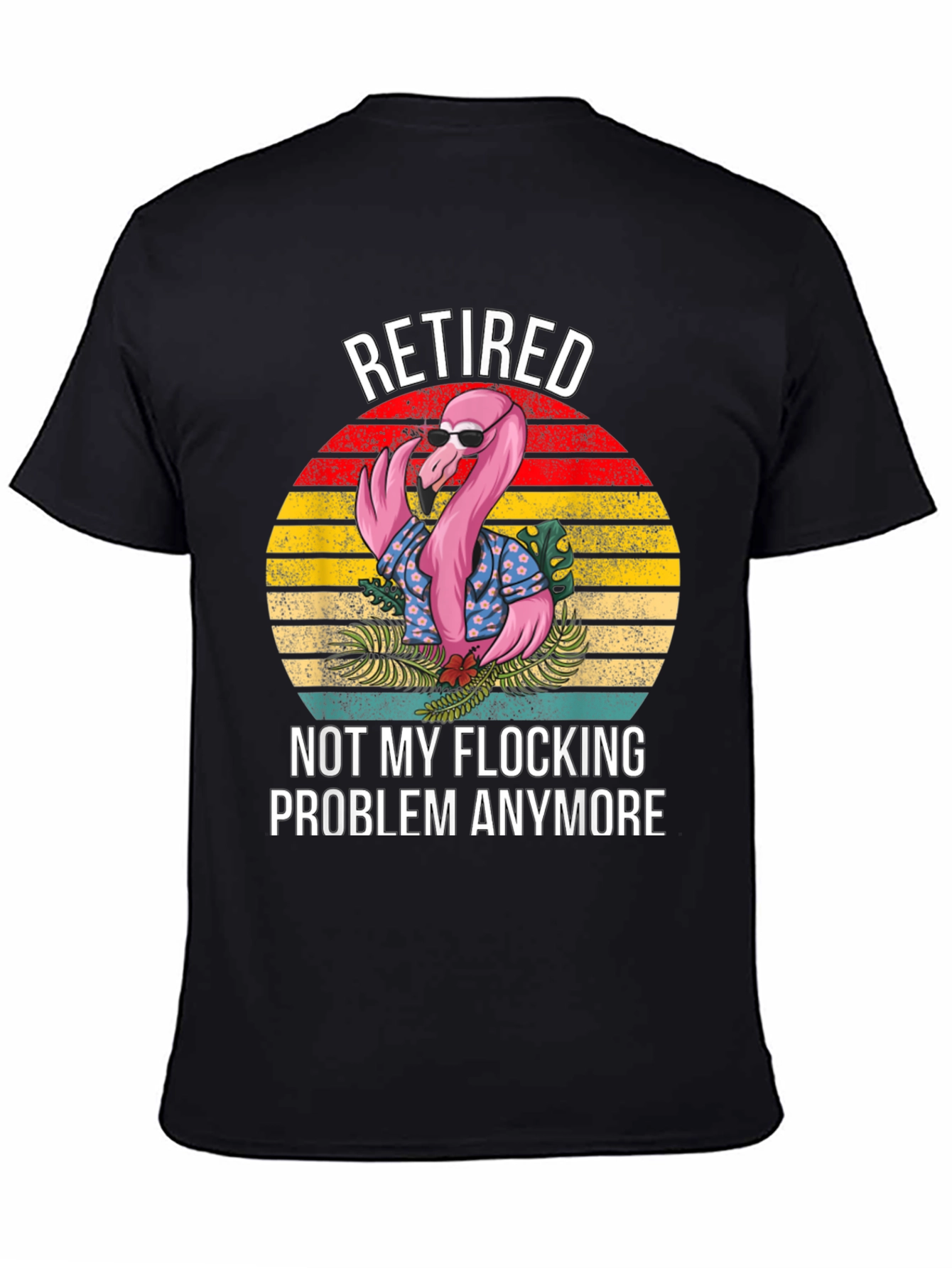 Retired Flamingo Graphic T-Shirt