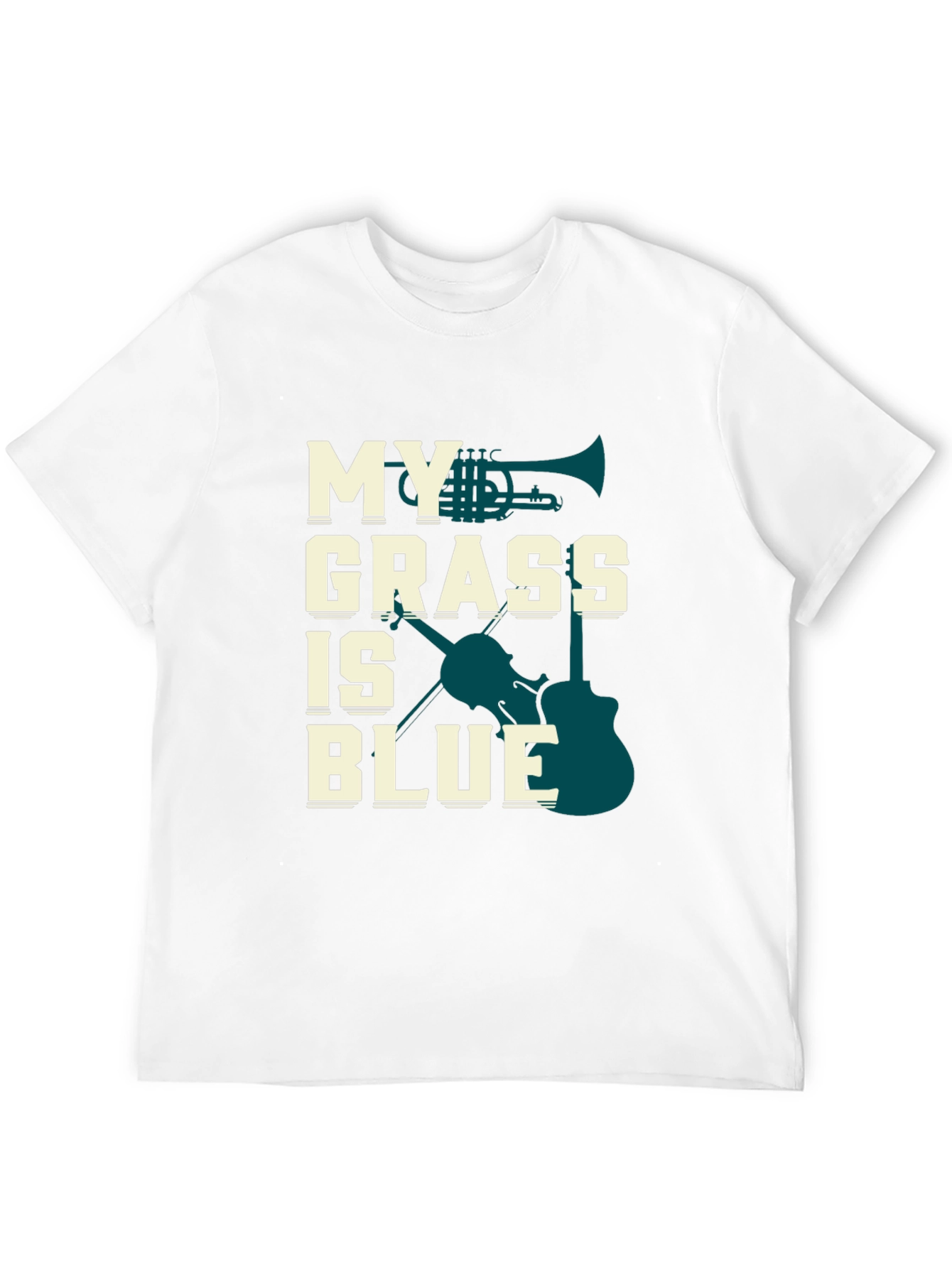 My Grass is Blue Music T-Shirt - Bluegrass Tee