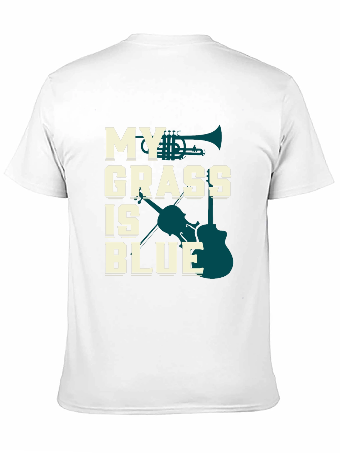 My Grass is Blue Music T-Shirt - Bluegrass Tee