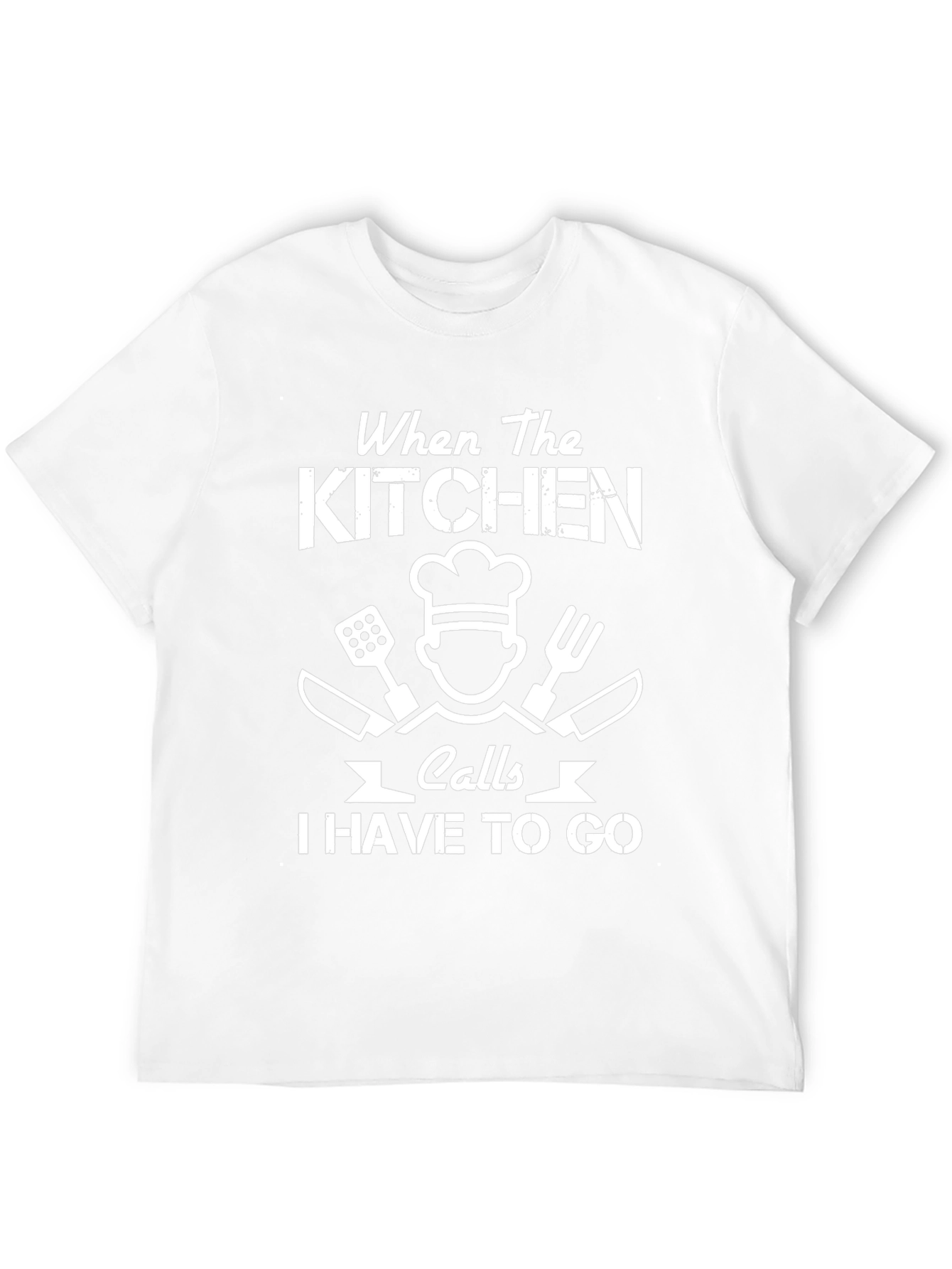 Kitchen Calls T-Shirt Chef Cook Humor Tee