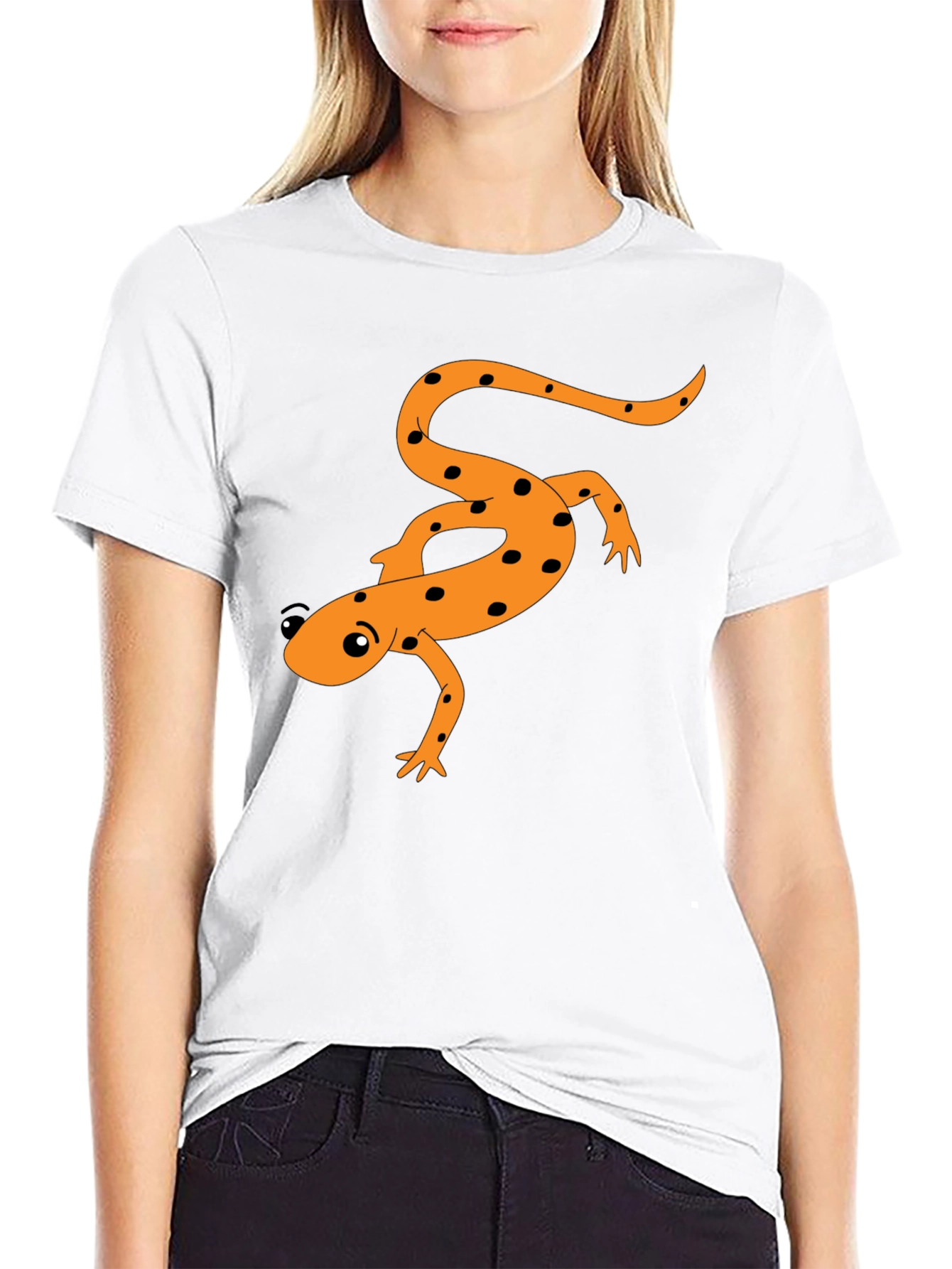 Salamander Graphic T-Shirt - Black