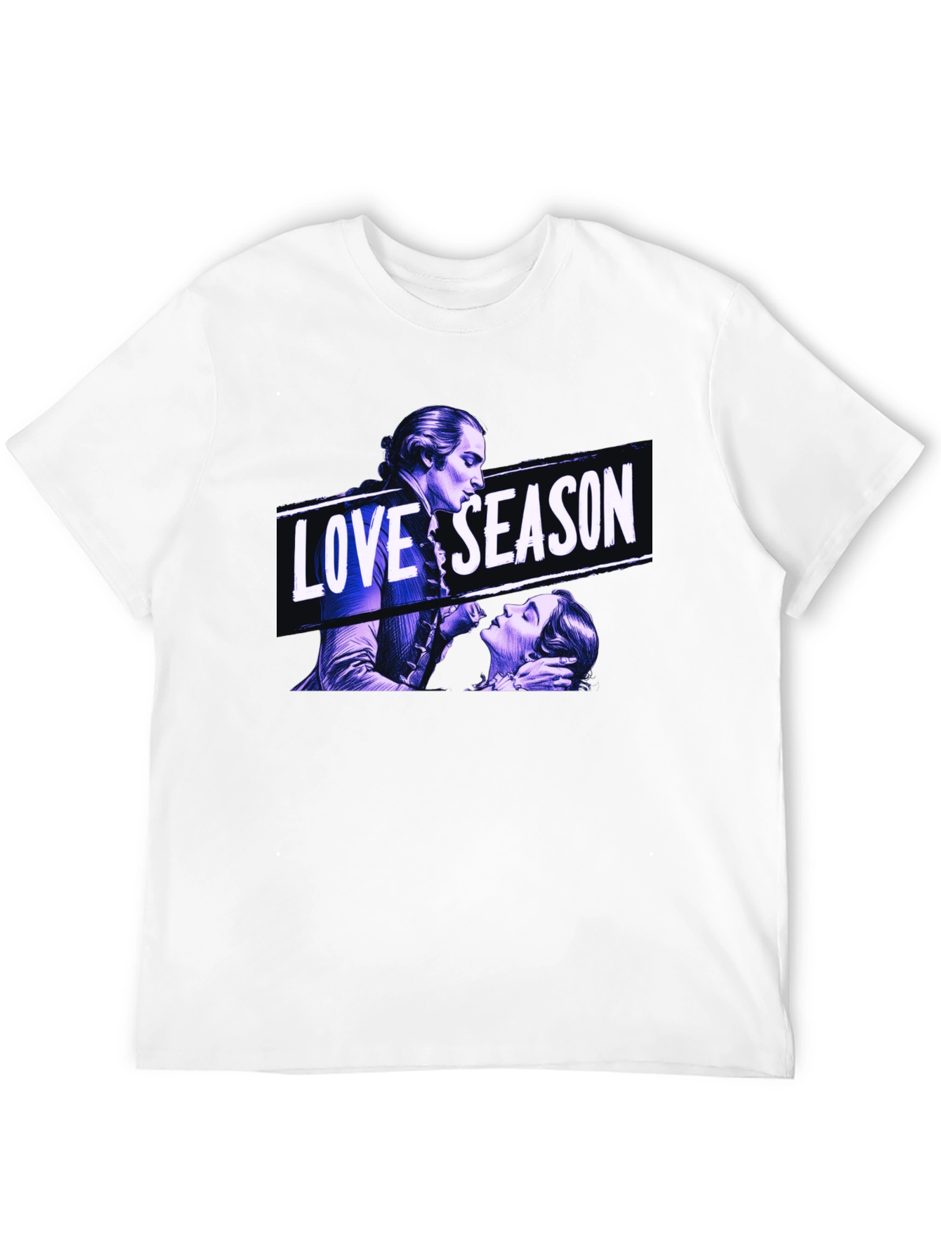 Love Season Graphic Black T-Shirt
