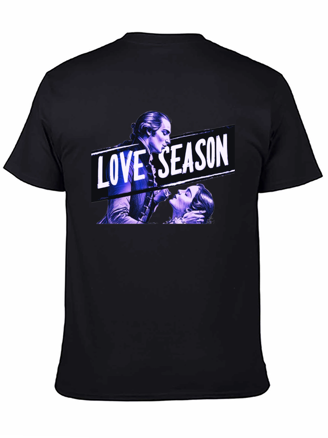Love Season Graphic Black T-Shirt