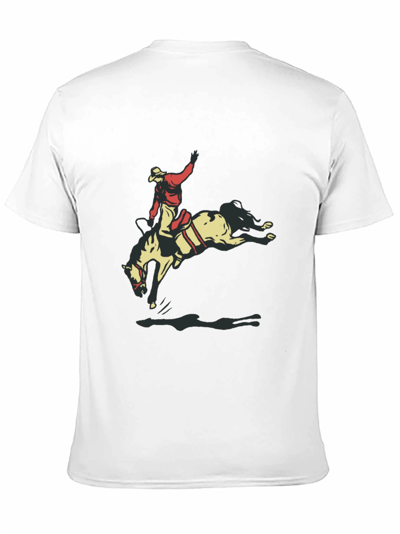 Rodeo Rider Graphic Tee - Black Casual T-Shirt