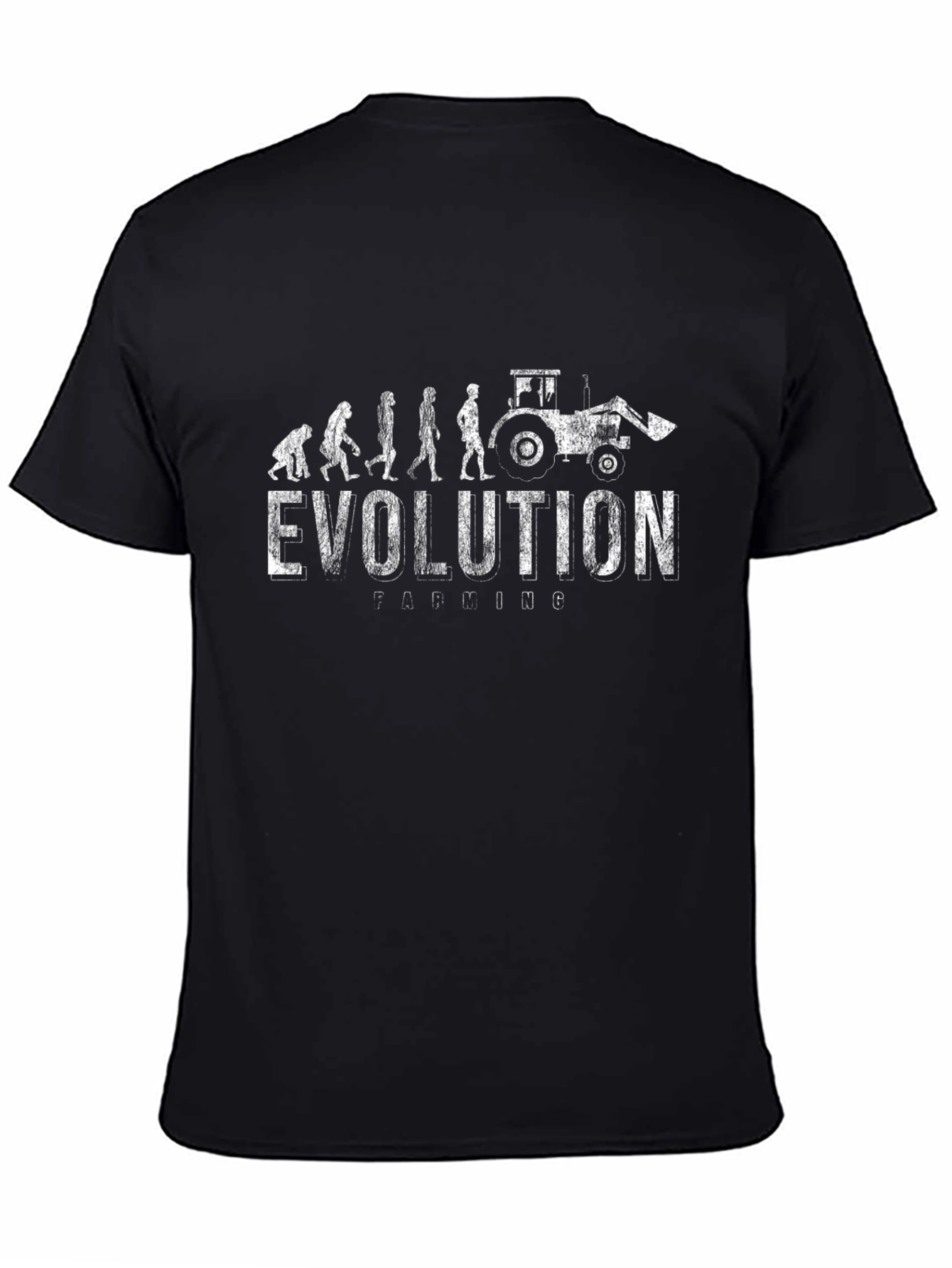 Farming Evolution T-Shirt - Black Cotton Tee