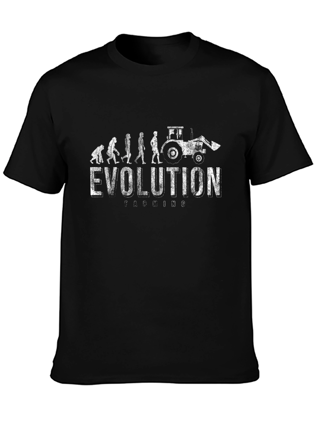 Farming Evolution T-Shirt - Black Cotton Tee