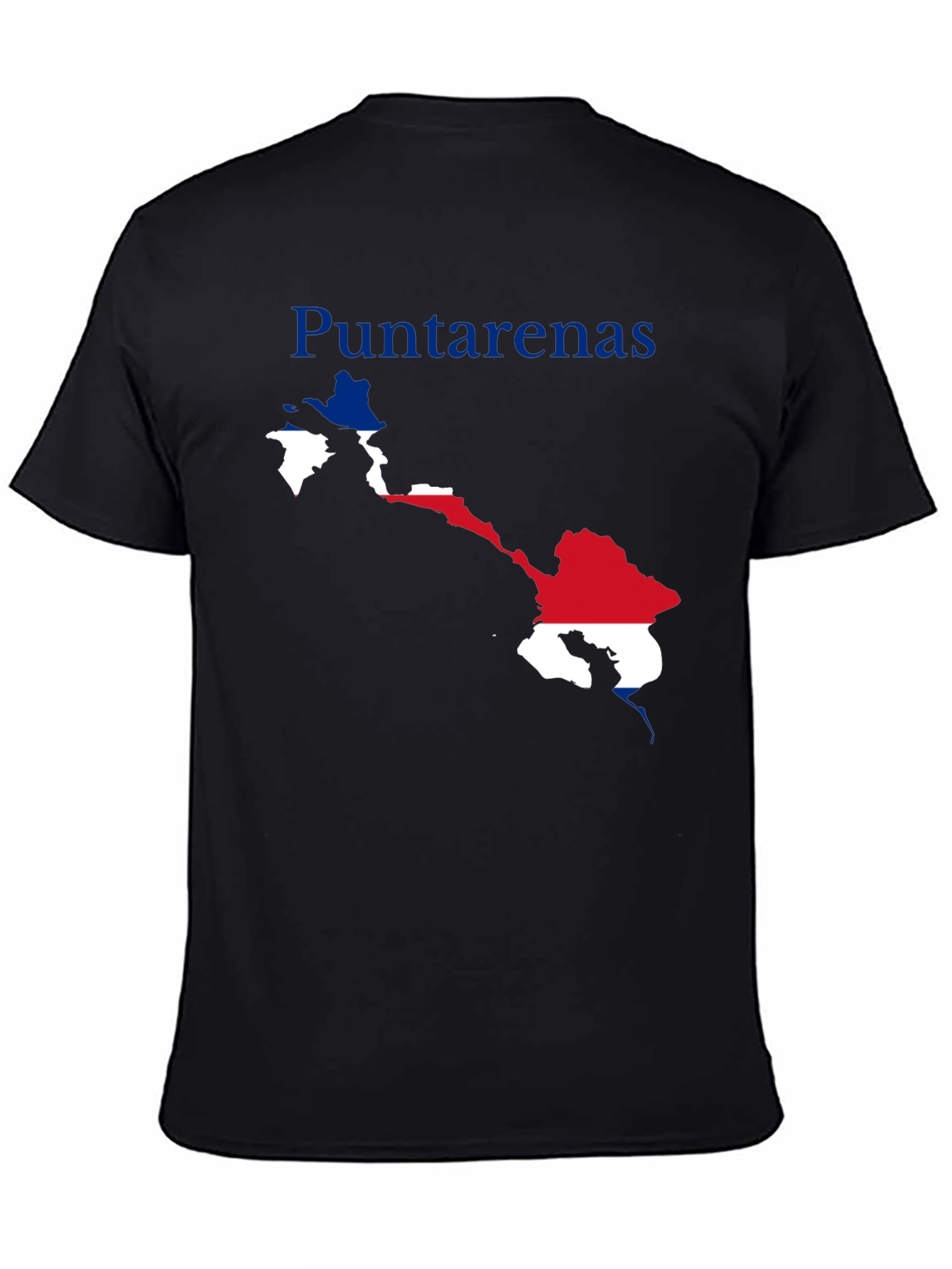 Puntarenas Costa Rica Map Graphic T-Shirt