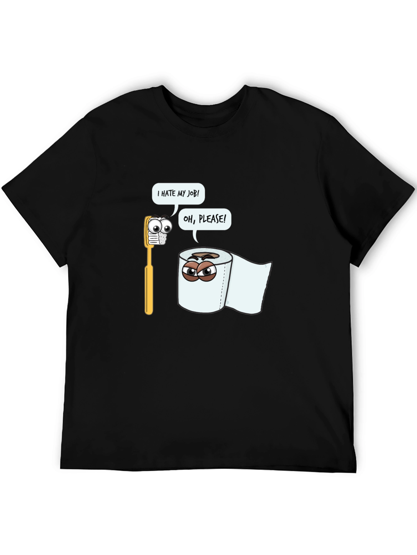 Funny Toilet Paper vs Toothbrush T-Shirt