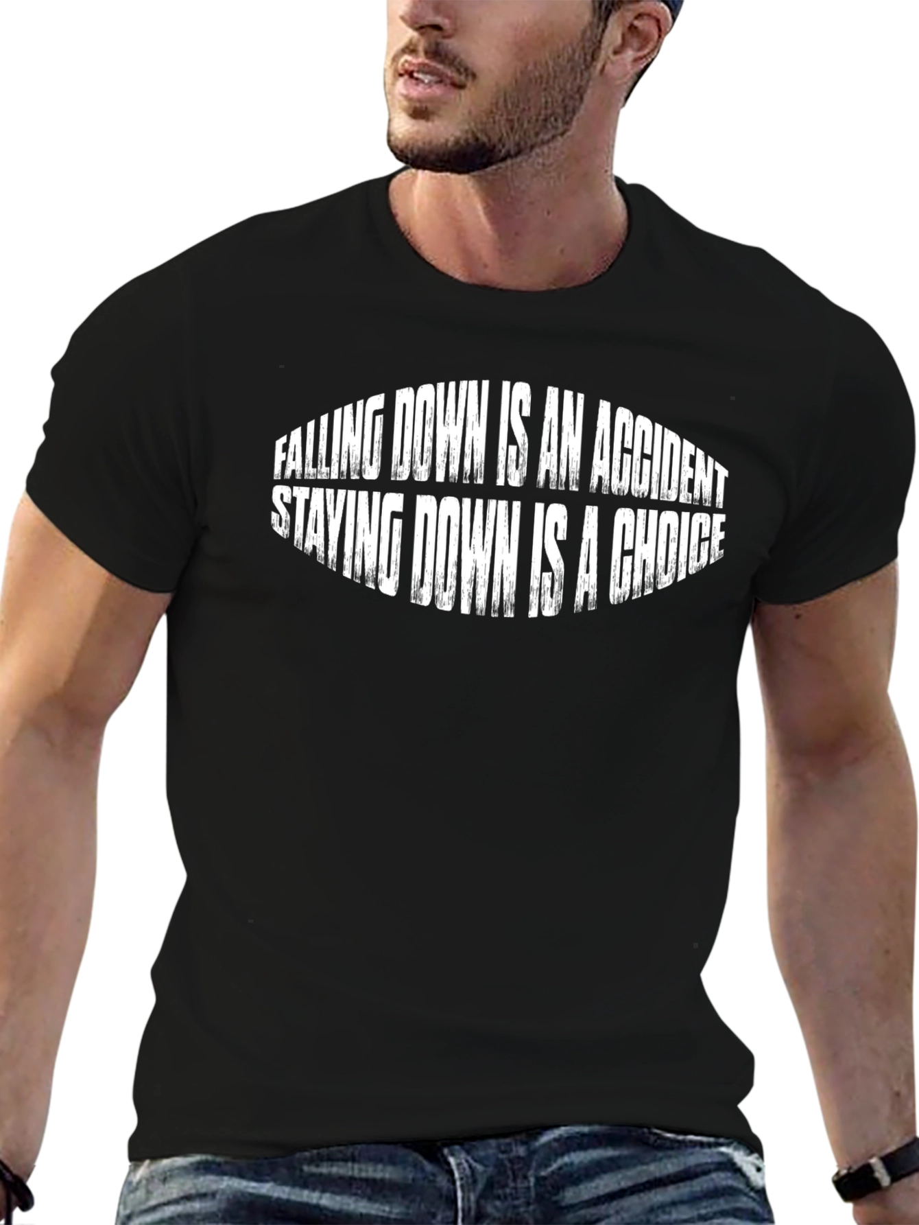 Falling Down Choice Graphic Tee