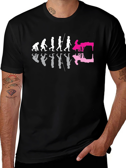Evolution of Music T-Shirt - Black