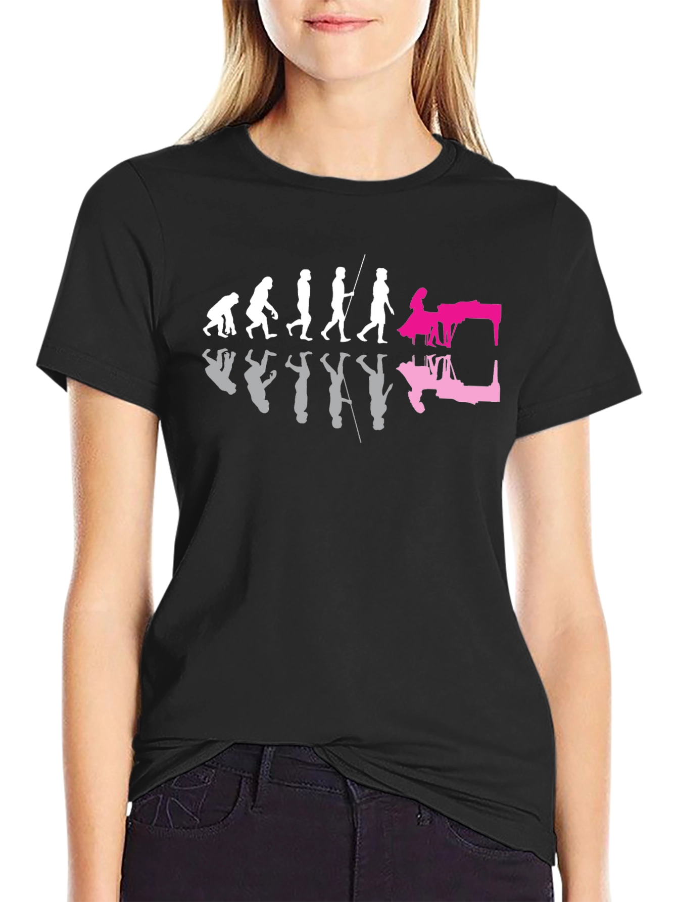Evolution of Music T-Shirt - Black