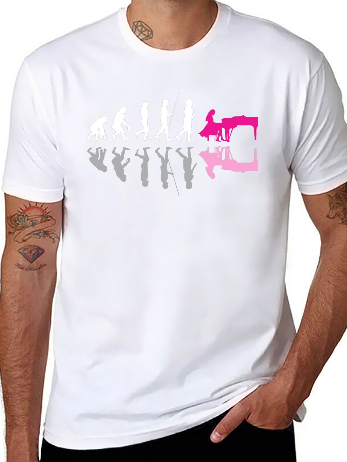 Evolution of Music T-Shirt - Black