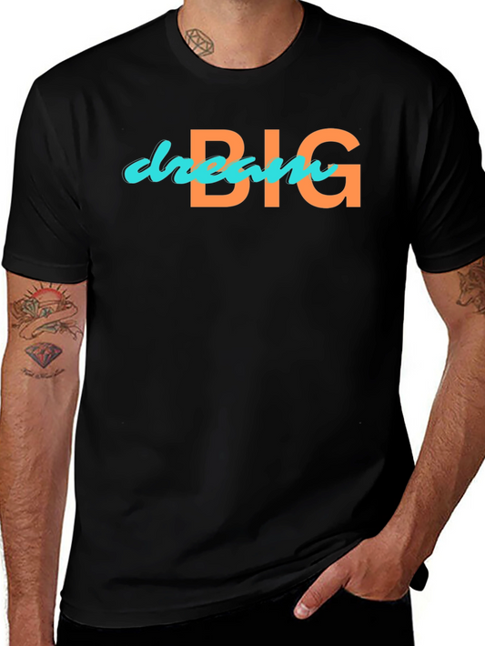 Dream Big Graphic Tee - Mens Black T-Shirt