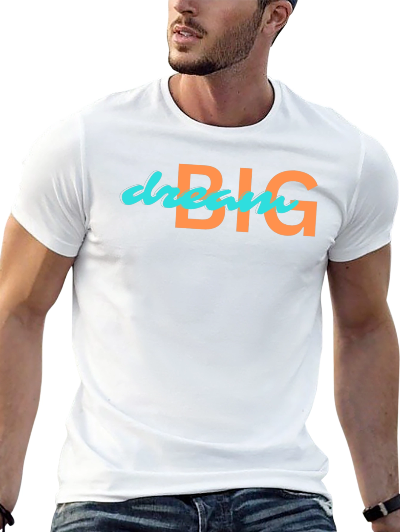 Dream Big Graphic Tee - Mens Black T-Shirt