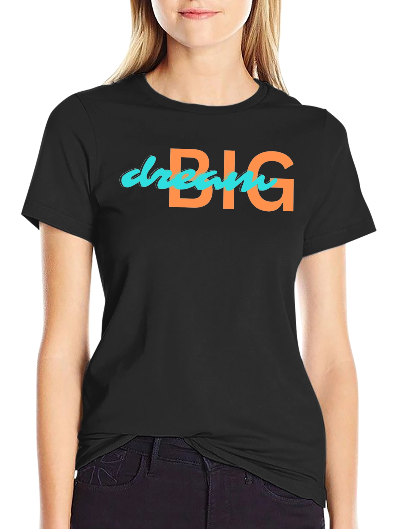Dream Big Graphic Tee - Mens Black T-Shirt